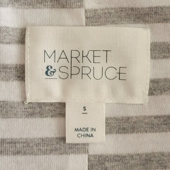 Market & Spruce Lightweight Blue Hooded Rain Jacket - S - Picture 9 of 9